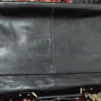 کیف اداری چرمی مشکی|کیف، کفش، کمربند|قم, نیروگاه|دیوار