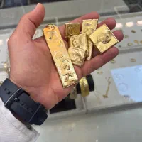 طلا شمش ابشده شکسته طلا بدون اجرت پایین ترین درصد