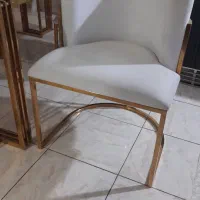 میز نهارخوری ۶نفره استیل به همراه جلومبلی وعسلی