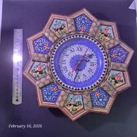 ساعت مینا کاری و خاتم کاری شده اصفهان