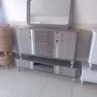 ست آینه ومیز تیوی|بوفه، ویترین، کنسول|باغ حلی, |دیوار