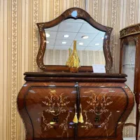 آینه وکنسول معرق سلطنتی|بوفه، ویترین، کنسول|تهران, علم و صنعت|دیوار