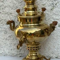 سرویس کامل سماور زغالی جنس عالی برنجی|سماور، چای‌ساز، قهوه‌ساز|شاهین‌شهر, سعدی جنوبی|دیوار