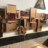 آینه کنسول شیشه ای خاص و زیبا|آینه|ساری, |دیوار