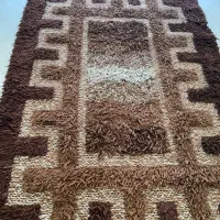 فرش فانتزی دست بافت هندی طرح ماکارونی- ۴ متری