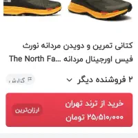 کتونی نورث فیس اورجینال