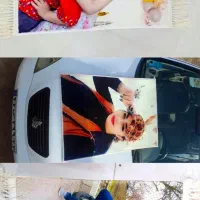 چاپ تصویر ابعاد ۱۰۰ در ۷۰|تابلو فرش|قم, چهل درخت|دیوار