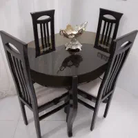 میز نهارخوری ۴ نفره تمیز وسالم(درحدنو)|میز و صندلی غذاخوری|مشهد, توس (بلوار توس)|دیوار