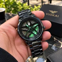 ساعت طرح رینگی صفحه چرخشی