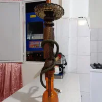 قلیون تنه چوبی رخ
