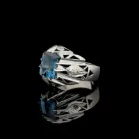 انگشتر نقره اصل با شناسنامه و گارانتی معتبر|جواهرات|مشهد, بهشت|دیوار