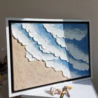 تابلو نقاشی مدرن و برجسته،رنگ روغن