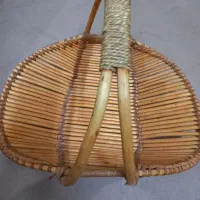 سبد چوبی بزرگ و محکم