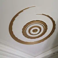 اجرای طرح نورپردازی سقف اویز سفید کاری