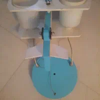 لوستر سقفی ۲ لامپه