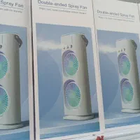 پنکه مه پاش شارژی دو فن چرخشی