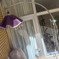 آباژور ایستاده کنار سالنی