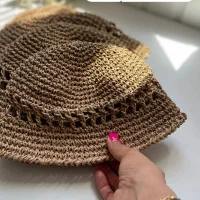 کلاه دستبافت رافیا