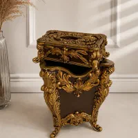 سرویس ست سطل و جا دستمال کاغذی سلطنتی
