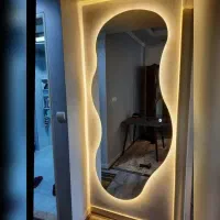 آینه . آینه دفرمه ،بک لایت ،|آینه|مشهد, کشف|دیوار