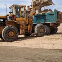 گود برداری و حمل خاک لودر و ماشین