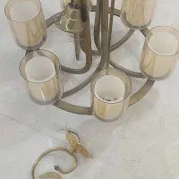 لوستر ۶ شعله + تک شعله