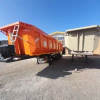 تریلی کمپرسی کفی لبه دار و تیغه اقساطی