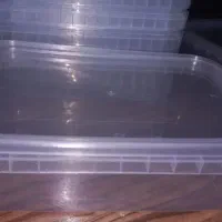 ظرف با درب بسته بندی خرما و....