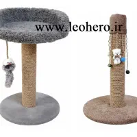 اسکرچر حرفه‌ای گربه چوب طبیعی + کنف طبیعی