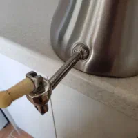 کتری شیردار استیل آلمانی اصل برند یونیک|قوری، کتری، قهوه‌ساز دستی|کرج, محمد آباد|دیوار