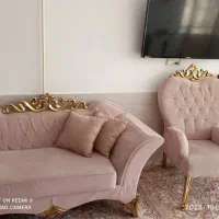 مبل7نفره با کنار پرده