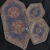 ترمه یزدی 4 تکه|صنایع دستی و سایر لوازم تزئینی|ری, دیلمان|دیوار