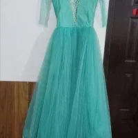 لباس سبز آبی مناسب جشن و عروسی|لباس|کازرون, |دیوار