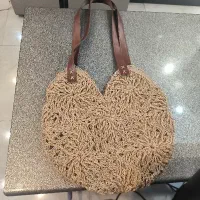 کیف دست بافت با نخ رافیا قیمت ۱۵۰۰