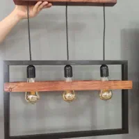 لوستر چوبی در ابعاد و مدلهای مختلف