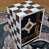 بوفه یا سلف  ویترین چوبی قفل دار|بوفه، ویترین، کنسول|قم, انصار‌الحسین|دیوار