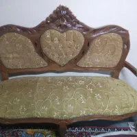 مبل دست دوم چوب گردو|مبلمان خانگی و میز عسلی|سلماس, |دیوار