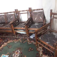 مبل چوبی گردو