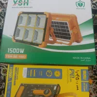 پروژکتور پنل خورشیدی وپاور بانگ 10000میلی آمپر