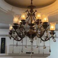 لوستر سلطنتی(شاهانه)|لوستر و چراغ آویز|شوشتر, |دیوار