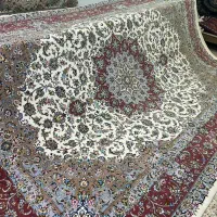 قالی دستبافت کاشان جفت ۹ متر کرک ابریشم