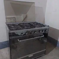 اجاق گاز 5 شعله فردار صفحه استیل