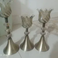 شمعدانی پایه فلزی
