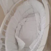 گهواره کنار مادر و گهواره چوبی حصیری|تخت و سرویس خواب|هشتگرد, فاز ۷ مهستان|دیوار