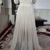 فروش فوری پیرهن مجلسی نباتی سایز ۳۸ تا ۴۲