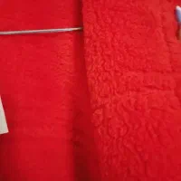 کاپشن قرمز مشکی چرم پشمی|لباس|تهران, خواجه نظام الملک|دیوار