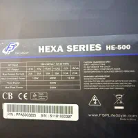 پاور کامپیوتر FSP مدل Hexa Series HE-500w در حد نو