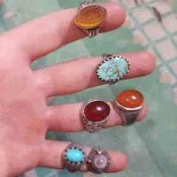 انگشتر نقره 6عدد