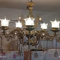 یک عدد لوستر به همراه لوازمات|لوستر و چراغ آویز|مشهد, امیر|دیوار
