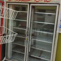 یخچال فریزر ایستاده دو در فروشگاهی